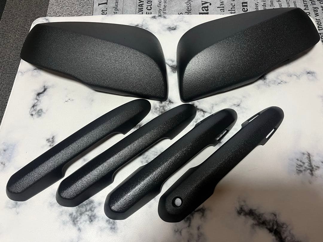 rav4 (50系)本物ラプターライナー塗装ドアミラードアハンドルカバーセット