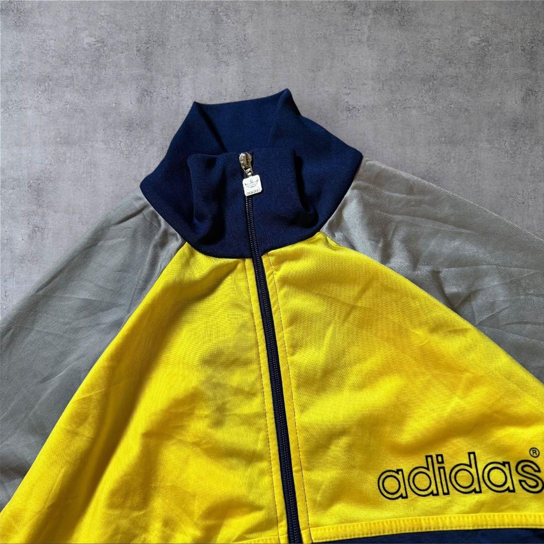 マイケル。1583 古着80年代adidasトラックジャケット短丈マルチカ
