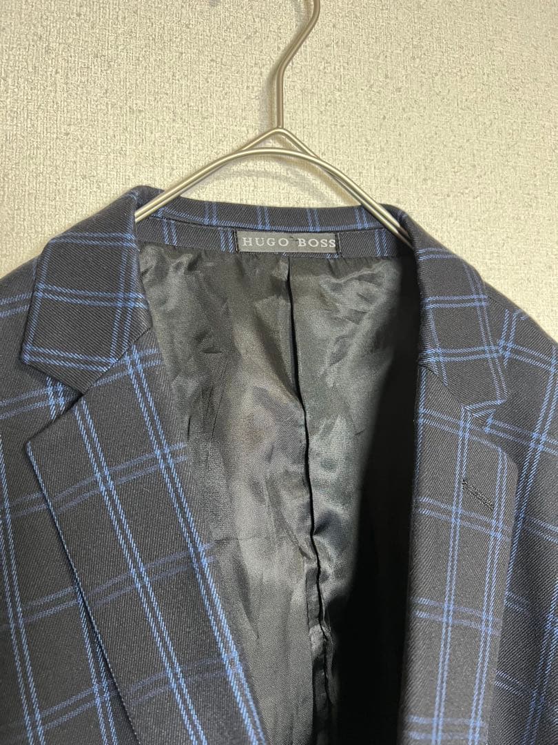HUGO BOSS スーツセットアップ　カジュアルスーツ　ストライプ柄