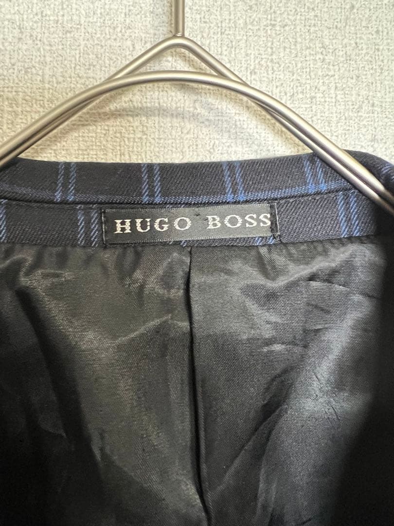 HUGO BOSS スーツセットアップ　カジュアルスーツ　ストライプ柄