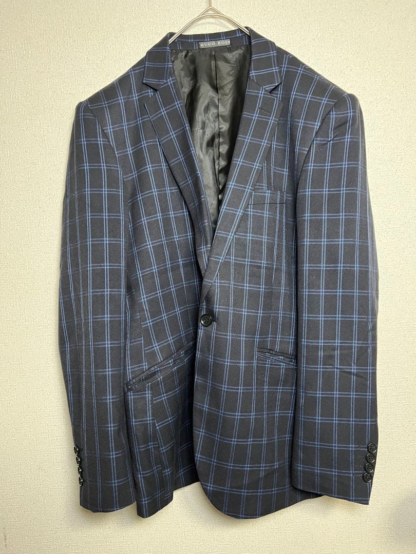 HUGO BOSS スーツセットアップ　カジュアルスーツ　ストライプ柄