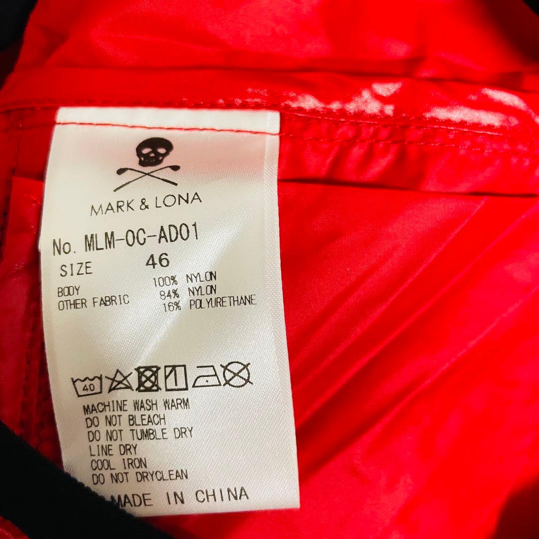 マークアンドロナ　スタンドブルゾン　木村拓哉着用モデル　レッド　サイズ46