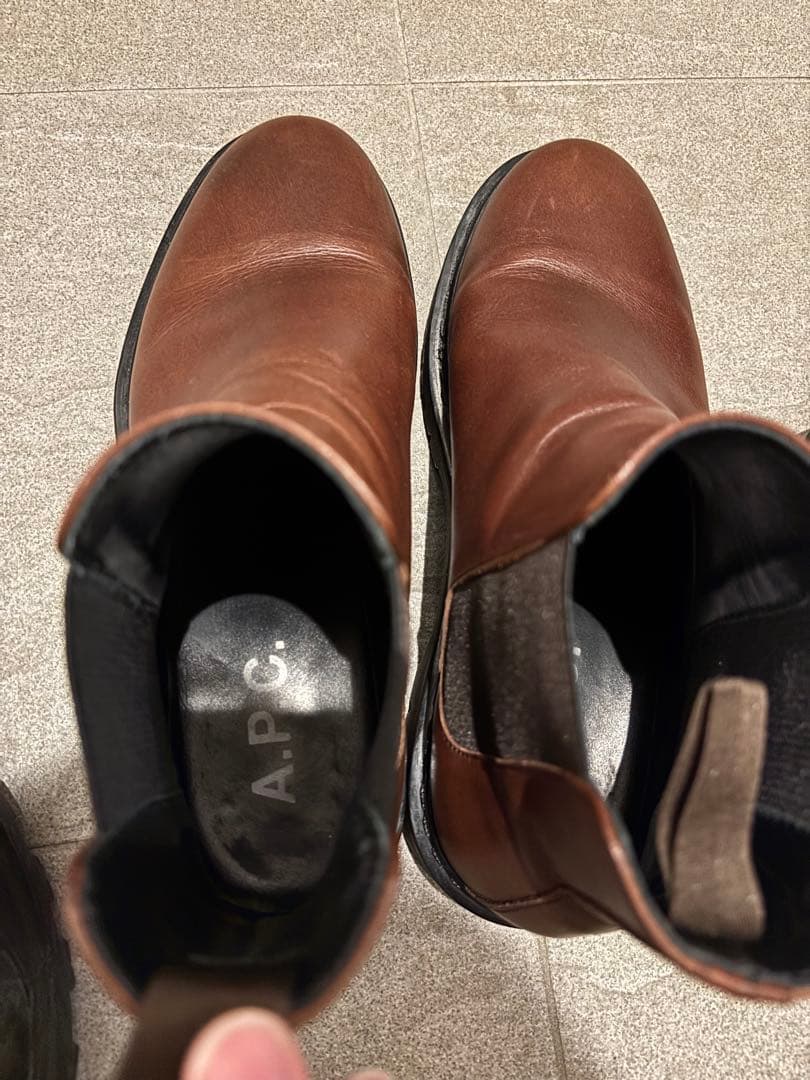 【美品】A.P.C. サイドゴアブーツ サイズ41