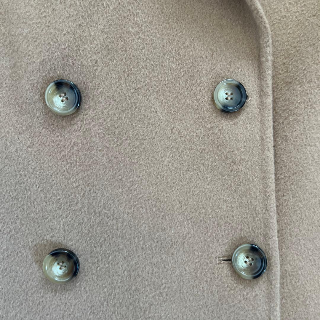 美品　LE CIEL BLEU ダブルフェイスショートコート キャメル　36
