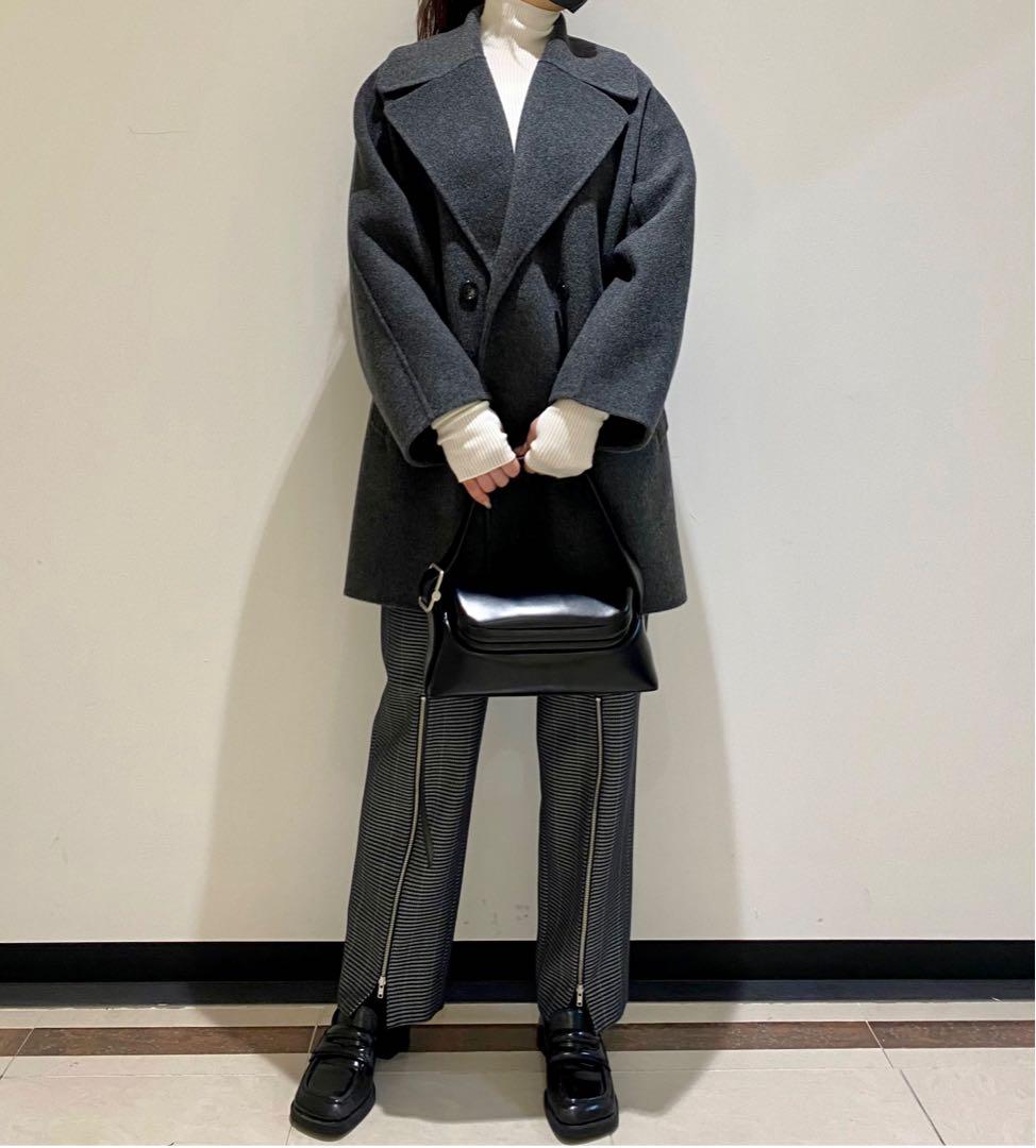 美品　LE CIEL BLEU ダブルフェイスショートコート キャメル　36