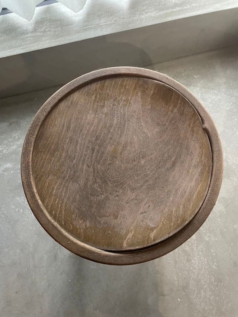 IDEE アンティークスツール ベントウッドレトロシャビー木製チェアインテリア