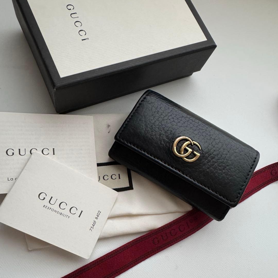【限定価格】 775 GUCCI グッチ マーモント キーケース