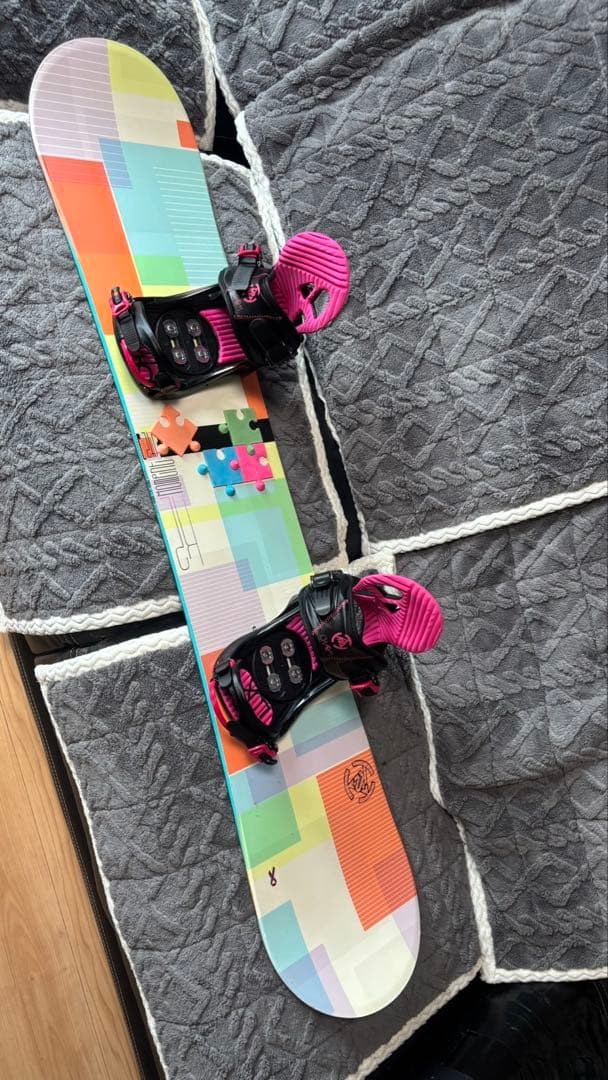 K2 moment スノーボード 142cm レディース　板ビンディングセット