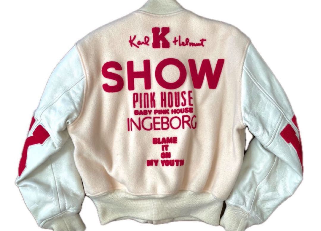 コ*コ様 カールヘルム　SHOW ロゴ入りスタジャン　スタジアムジャンパー　M