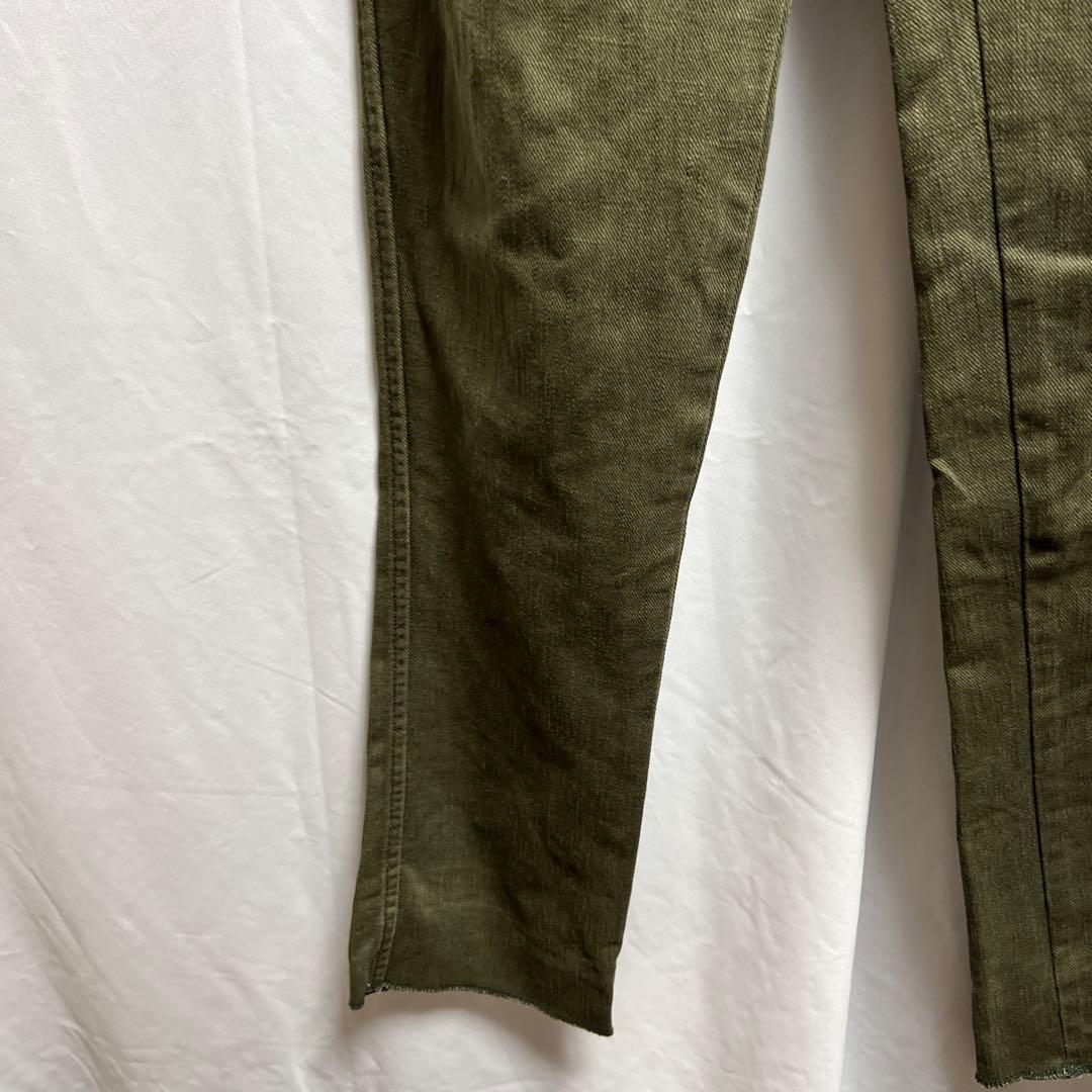 ナンバーナイン　08AW　 イージーカラーデニムパンツ　2 F08-NP004