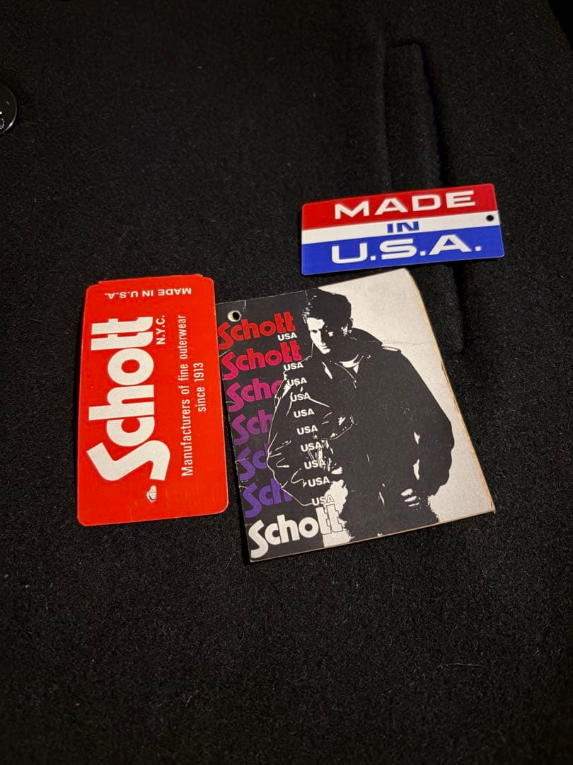 schott シングル　pコート