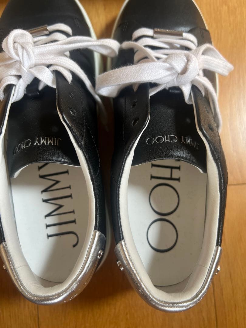 JIMMY CHOO ブラック スニーカー