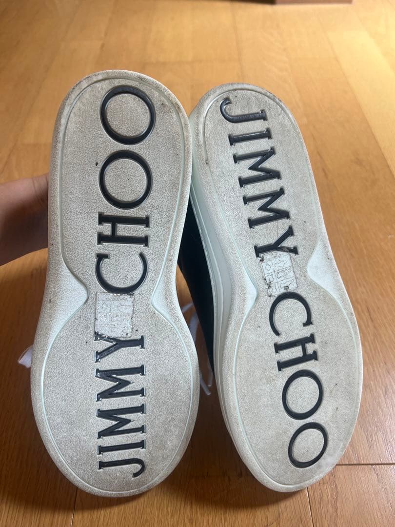 JIMMY CHOO ブラック スニーカー