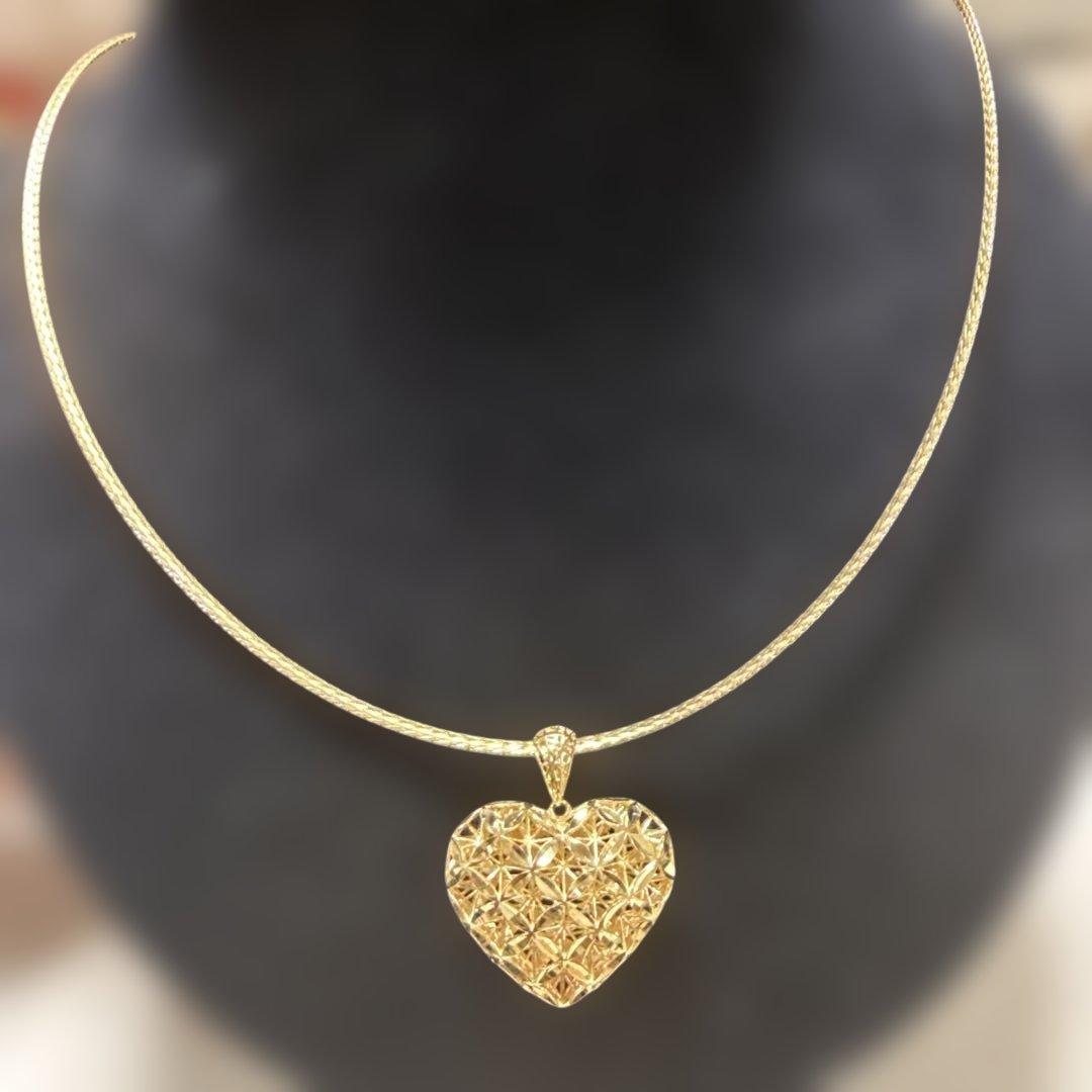 (ベイクドチーズ) 18金wg/yg 2トーンオメガネックレス