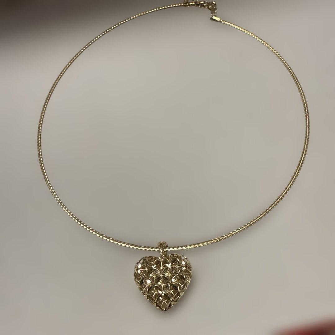 (ベイクドチーズ) 18金wg/yg 2トーンオメガネックレス