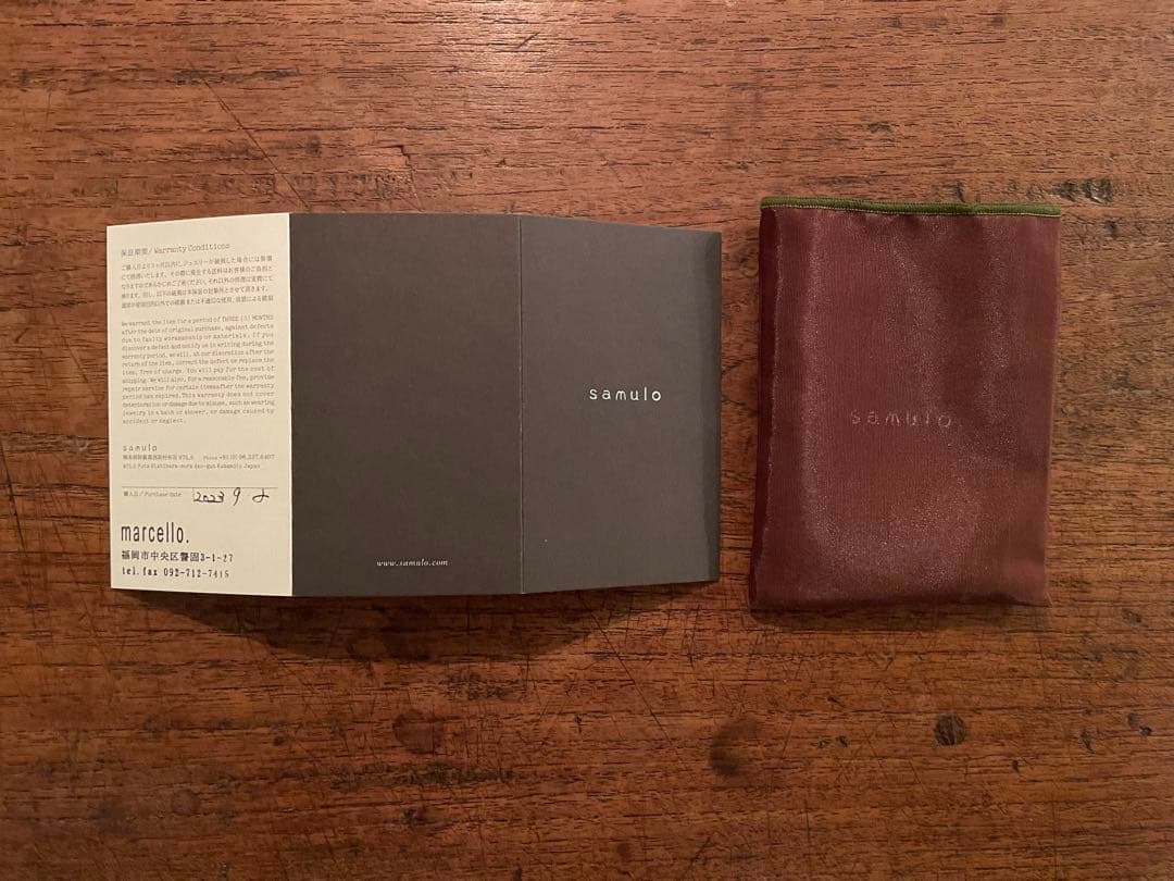 アクセサリー samulo