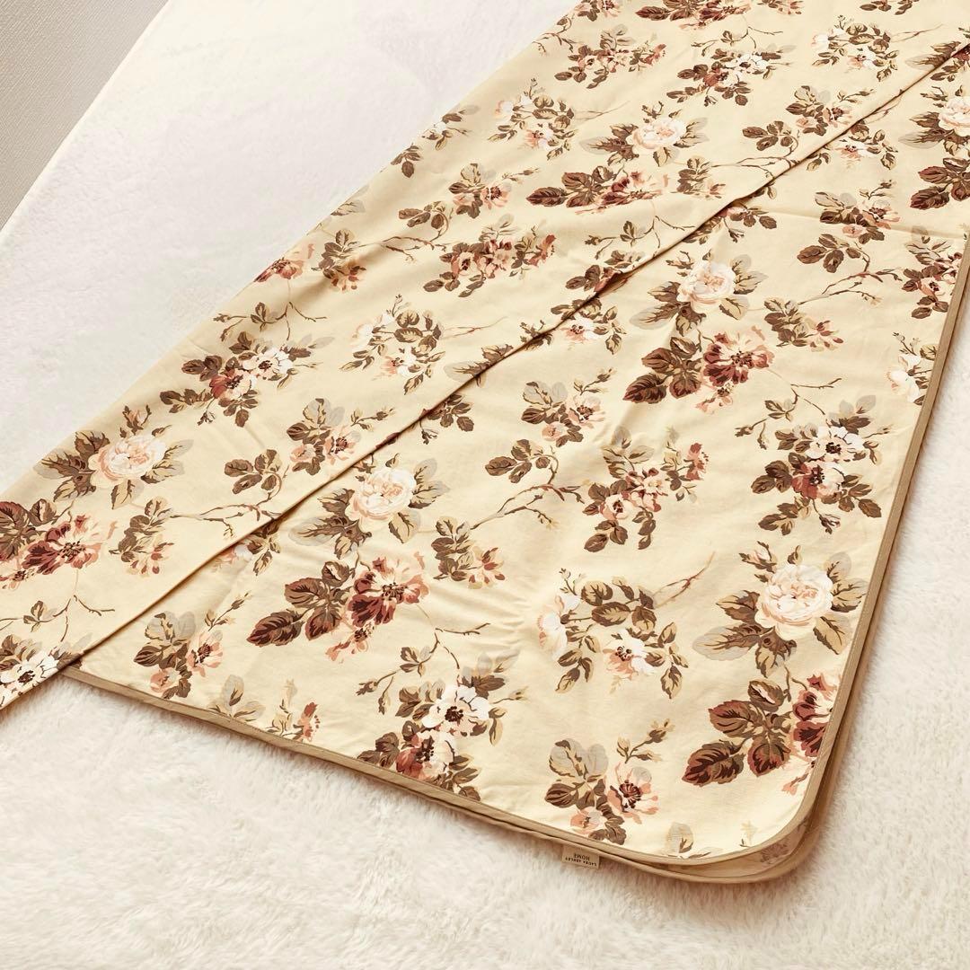 希少✨美品　ローラアシュレイ　テーブルクロス　花柄　アンティーク　大判　長方形