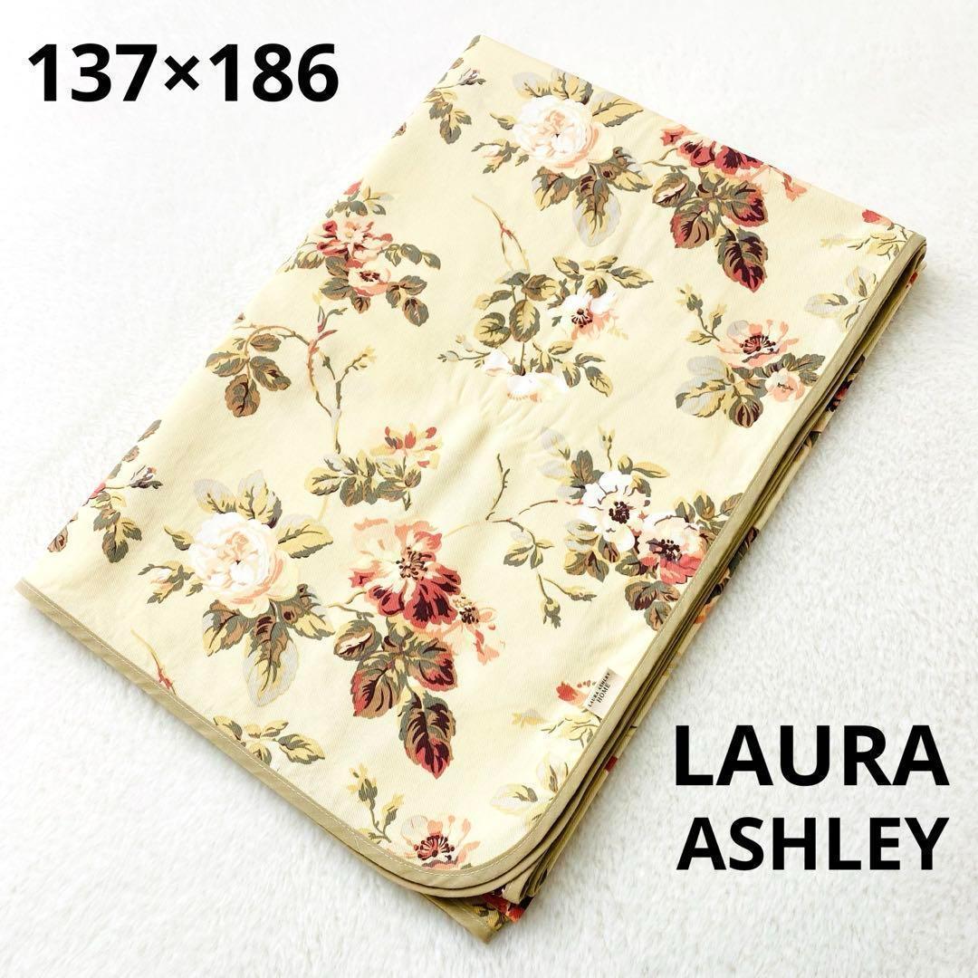 希少✨美品　ローラアシュレイ　テーブルクロス　花柄　アンティーク　大判　長方形