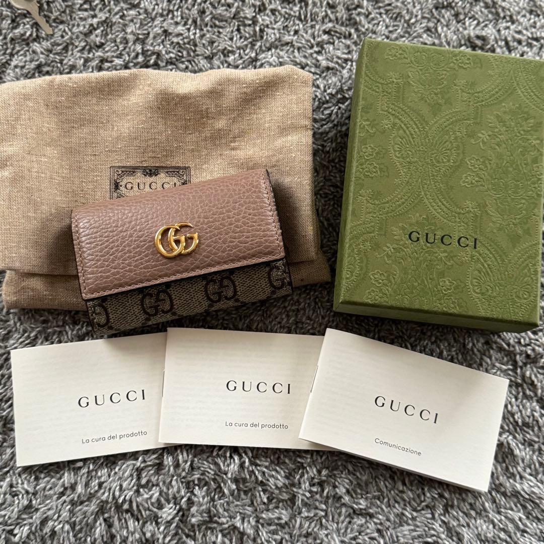お値下げ‼️美品‼️GUCCI GGパターンキーケース
