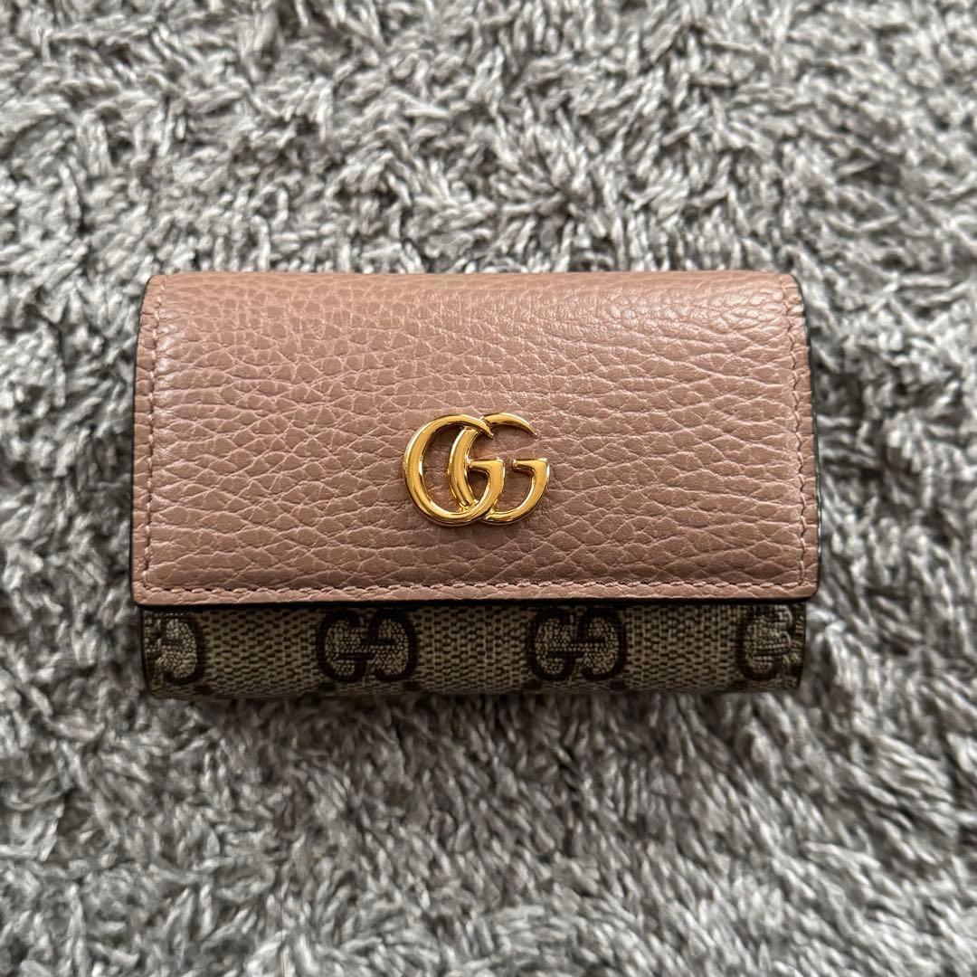 お値下げ‼️美品‼️GUCCI GGパターンキーケース