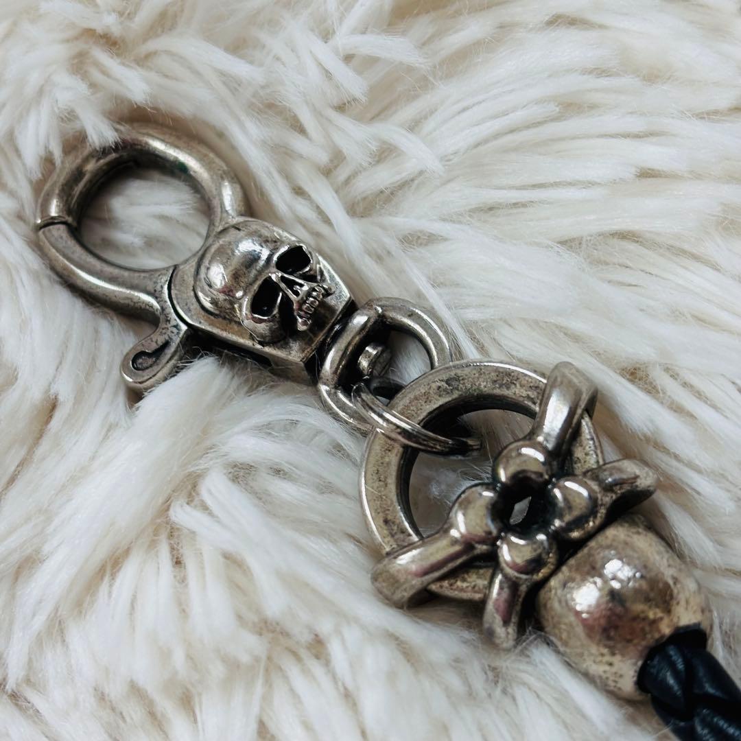 ROEN ヴィンテージ　ウォレットコード　ウォレットチェーン　財布小物　スカル