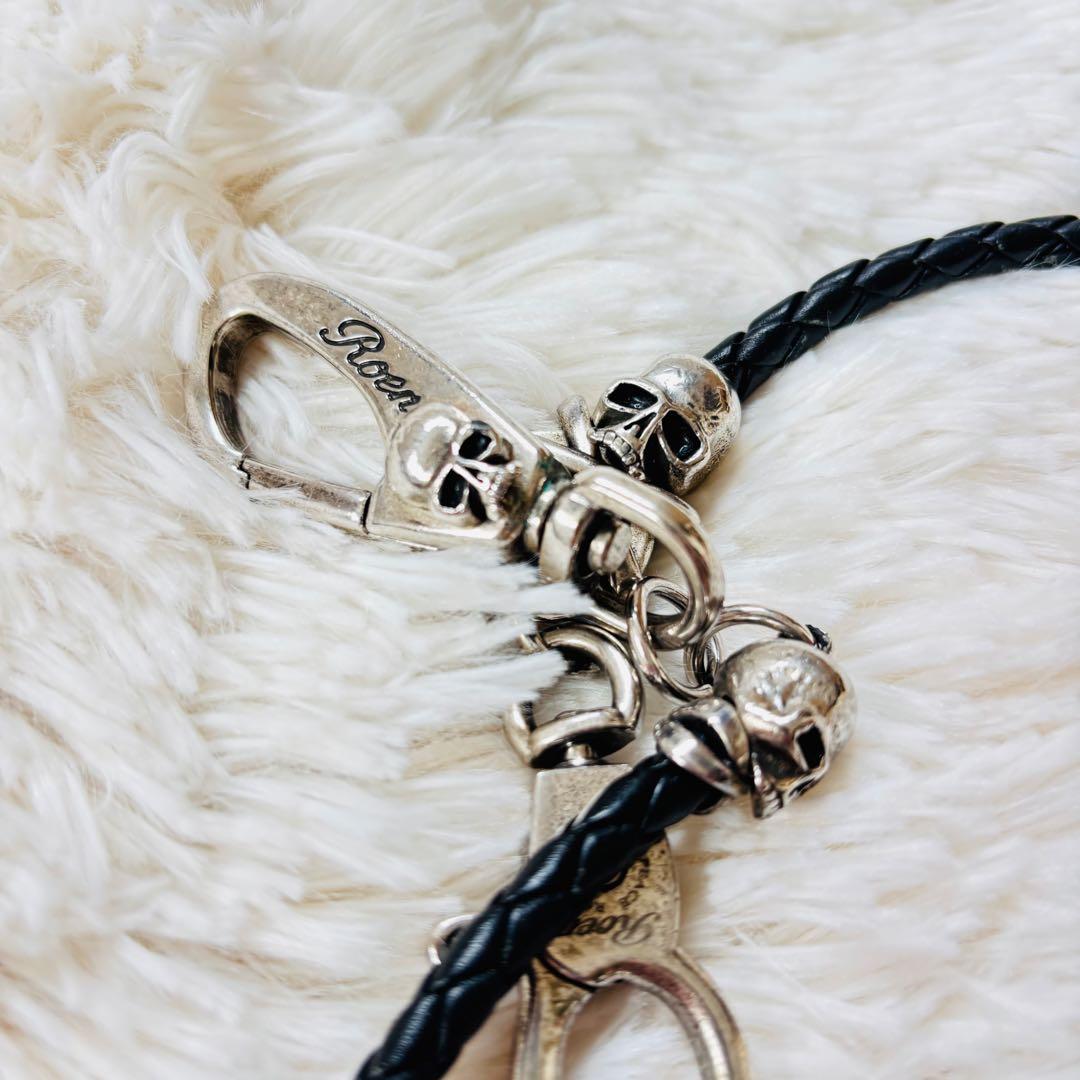 ROEN ヴィンテージ　ウォレットコード　ウォレットチェーン　財布小物　スカル