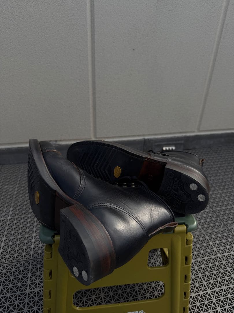 レア ジュリアンワークブーツ バウリー ブラック　サイズ11インチ