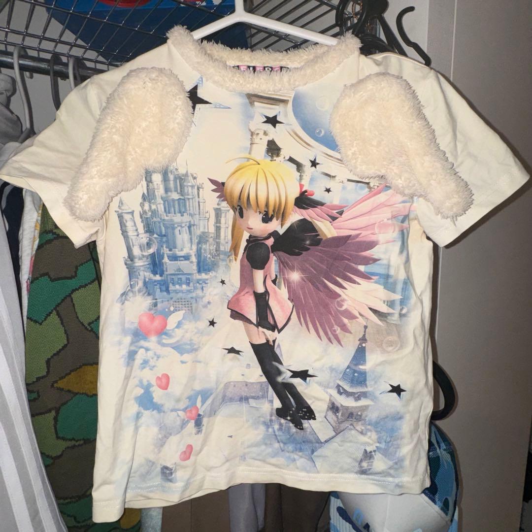 直井怜レイ着用 CFIERCE つばさTシャツ　y2k ギャル