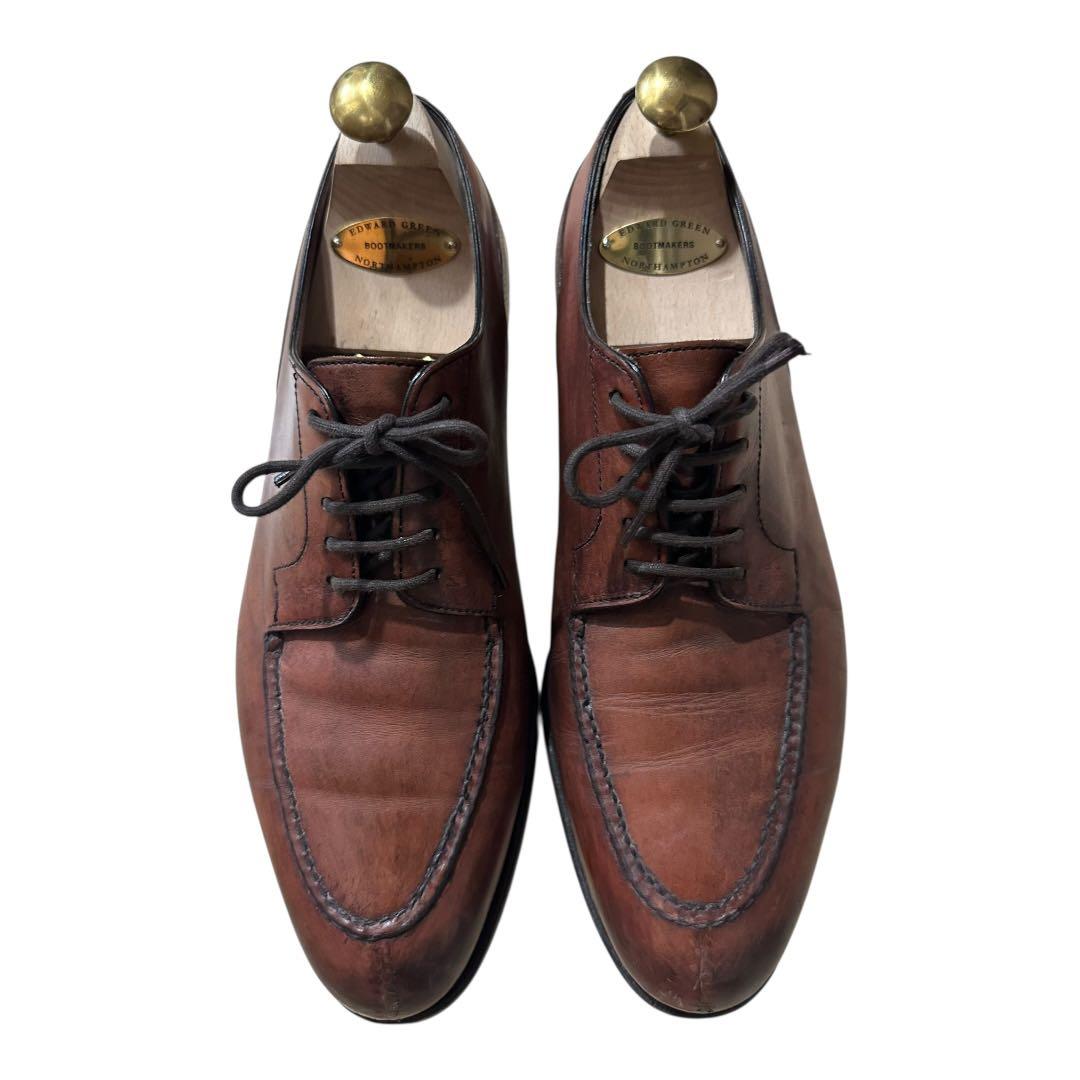 エドワードグリーン ドーバー 7.5E｜名作Uチップ｜専用シューツリー付