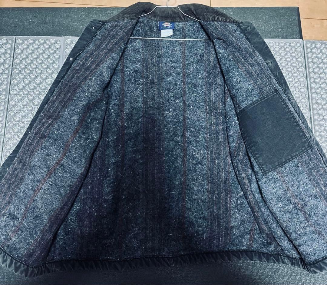 Dickies カバーオール ダックジャケット墨黒フェードブラック