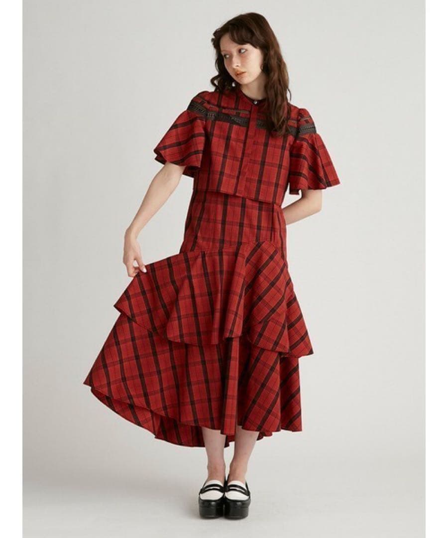 FURFUR 2wayティアードワンピース