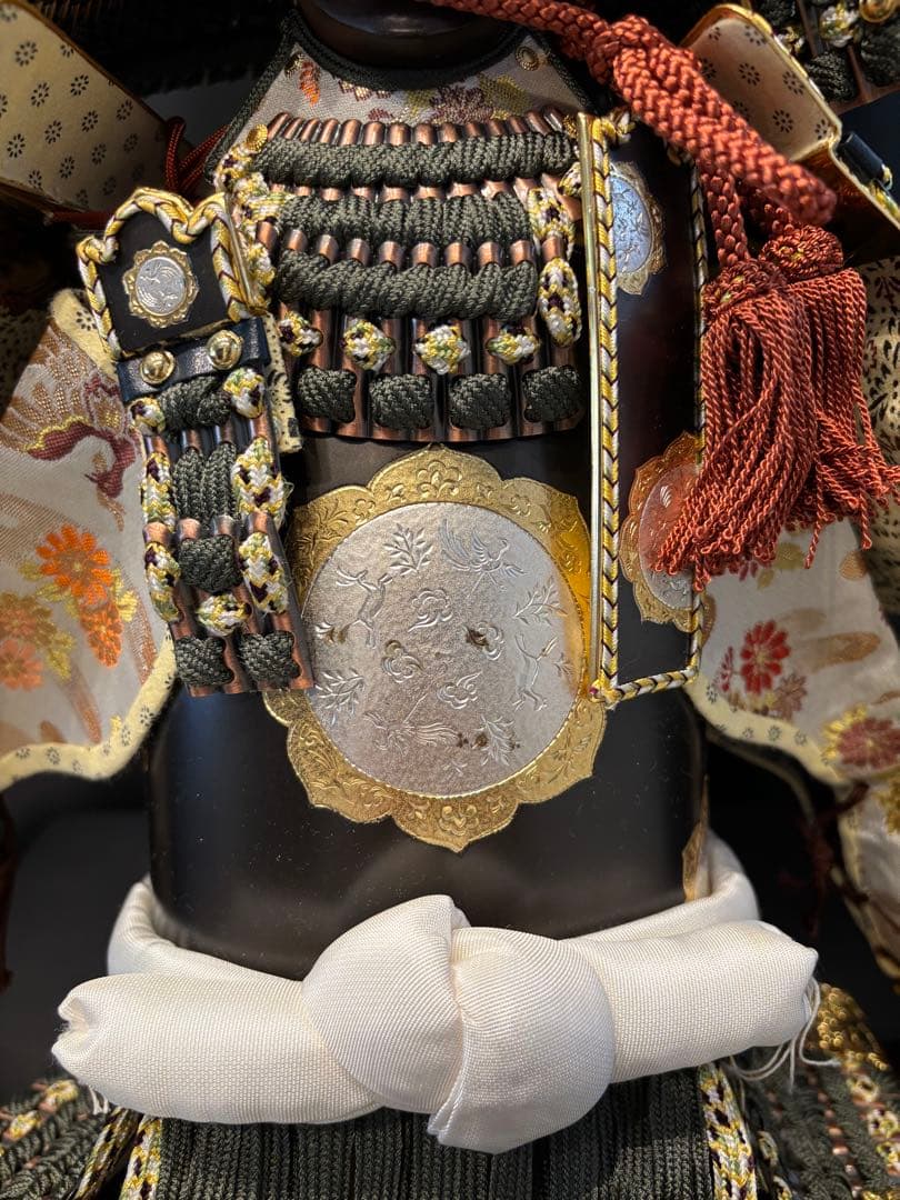 五月人形　鎧飾り　上原玉鳳作