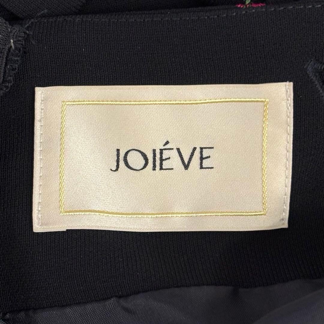 美品ジョエブJOIEVE　night garden　ジャンプスーツ　M　ブラック