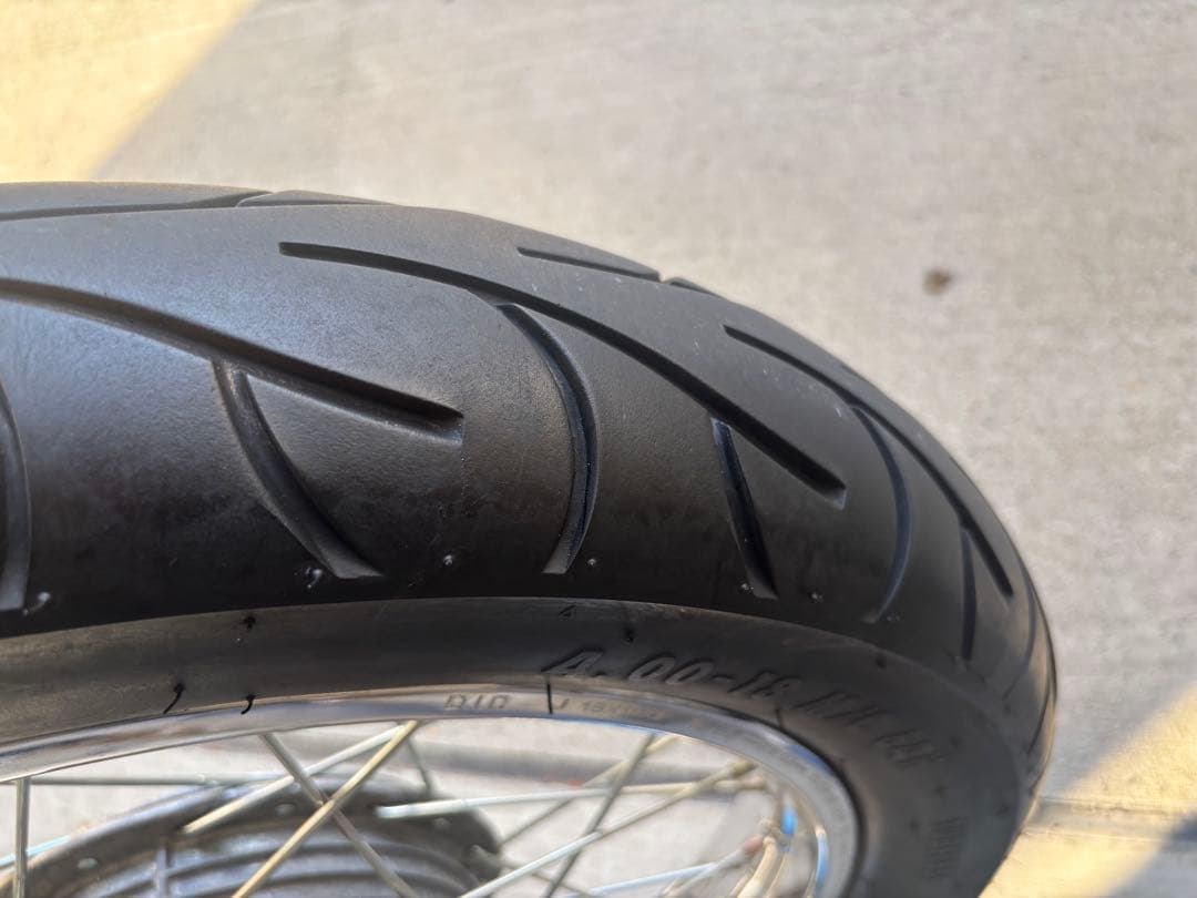 旧CB400FOUR ヨンフォア　ホイール&タイヤ　前後セット