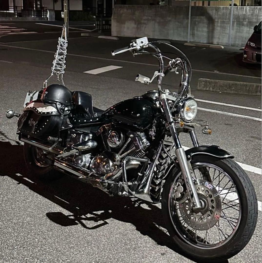 ドラッグスター400 アンダーカウル 黒 チンスポ アンダーカバー 新品未使用