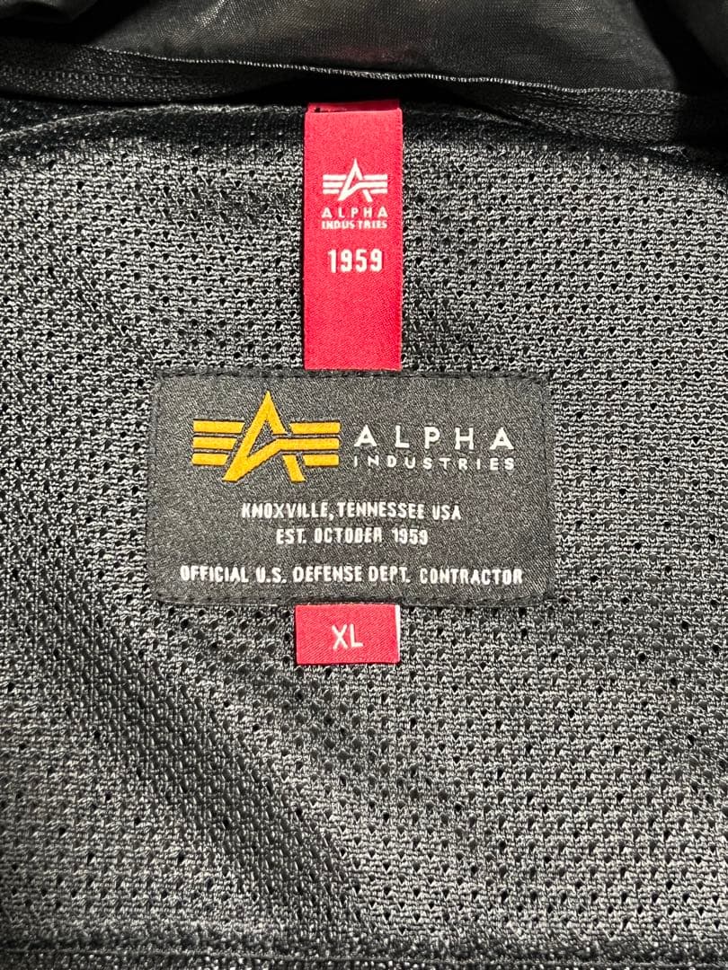 ALPHA INDUSTRIES ライダース メッシュ ジャケット バイク用