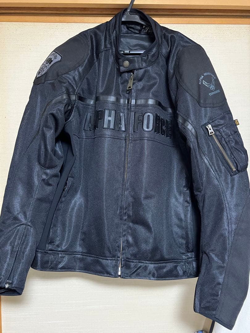 ALPHA INDUSTRIES ライダース メッシュ ジャケット バイク用