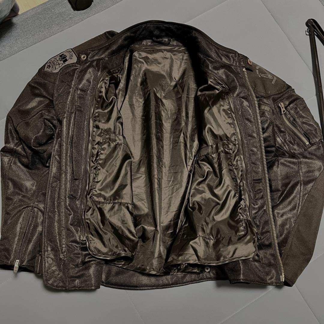 ALPHA INDUSTRIES ライダース メッシュ ジャケット バイク用