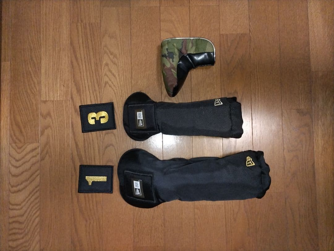 New Era ゴルフバッグ ＆　New Eraウッドカバー✕2 ＆パターカバー