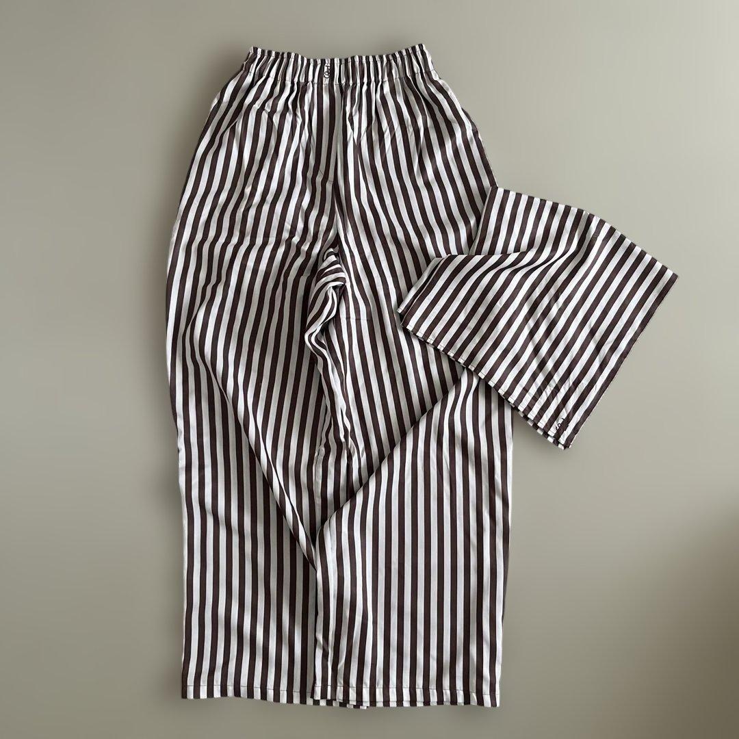 The New Societyストライプパンツ