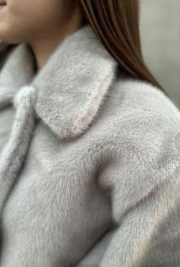 CASA FLINE　スタンドカラーリサイクルファーコート