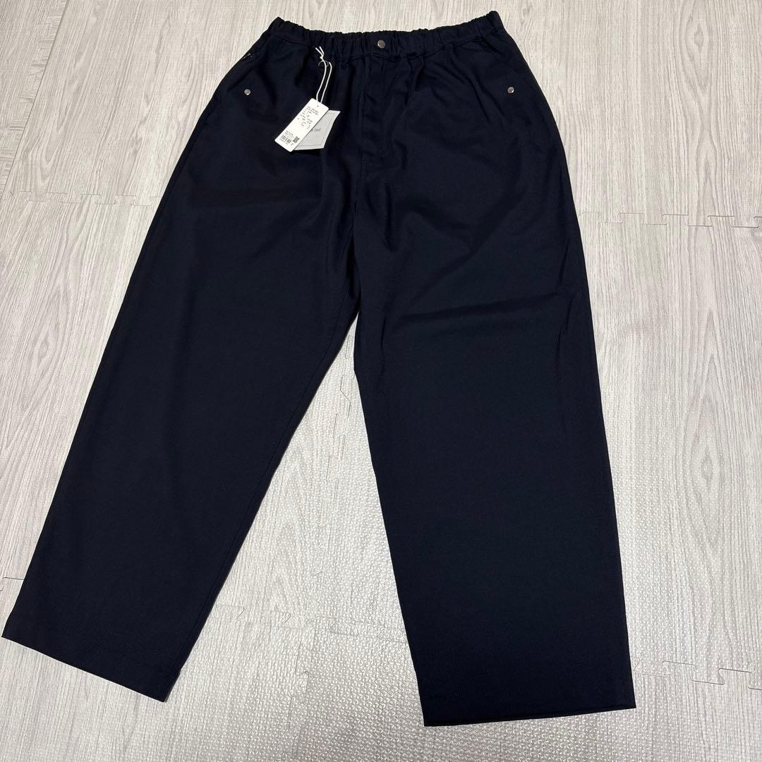 がっきー Dad Easy Wide Pants ダークネイビー