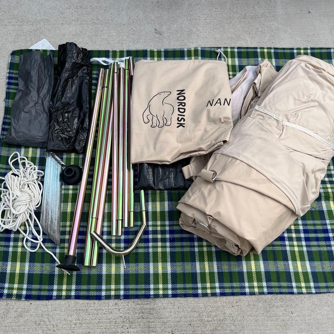 NORDISKテント旧ロゴNANDO250コットンノルディスクナンド