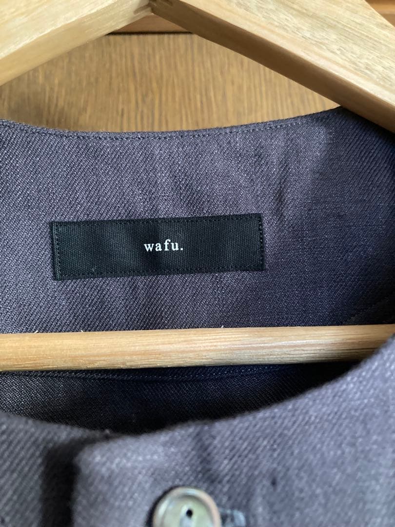 wafu. リネンベスト　ショードロン　Mサイズ