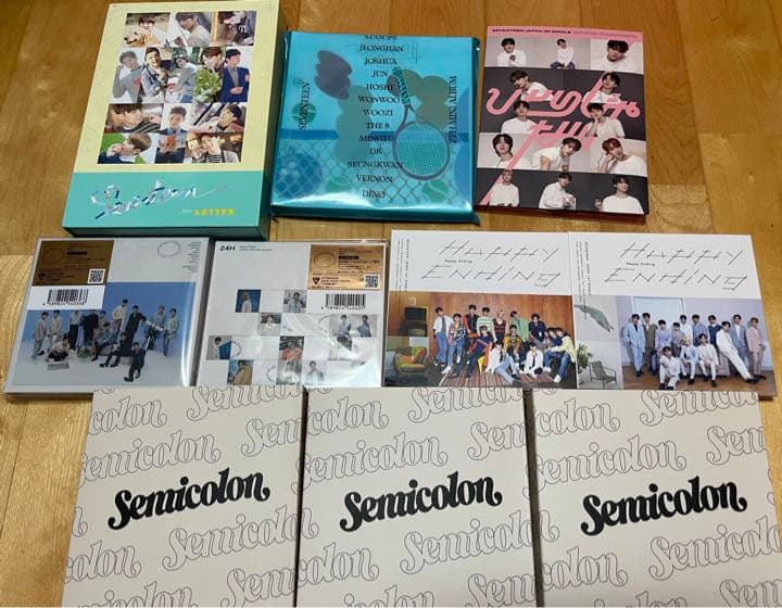 SEVENTEEN アルバム シングル トレカ 缶バッジ ファイル まとめ売り