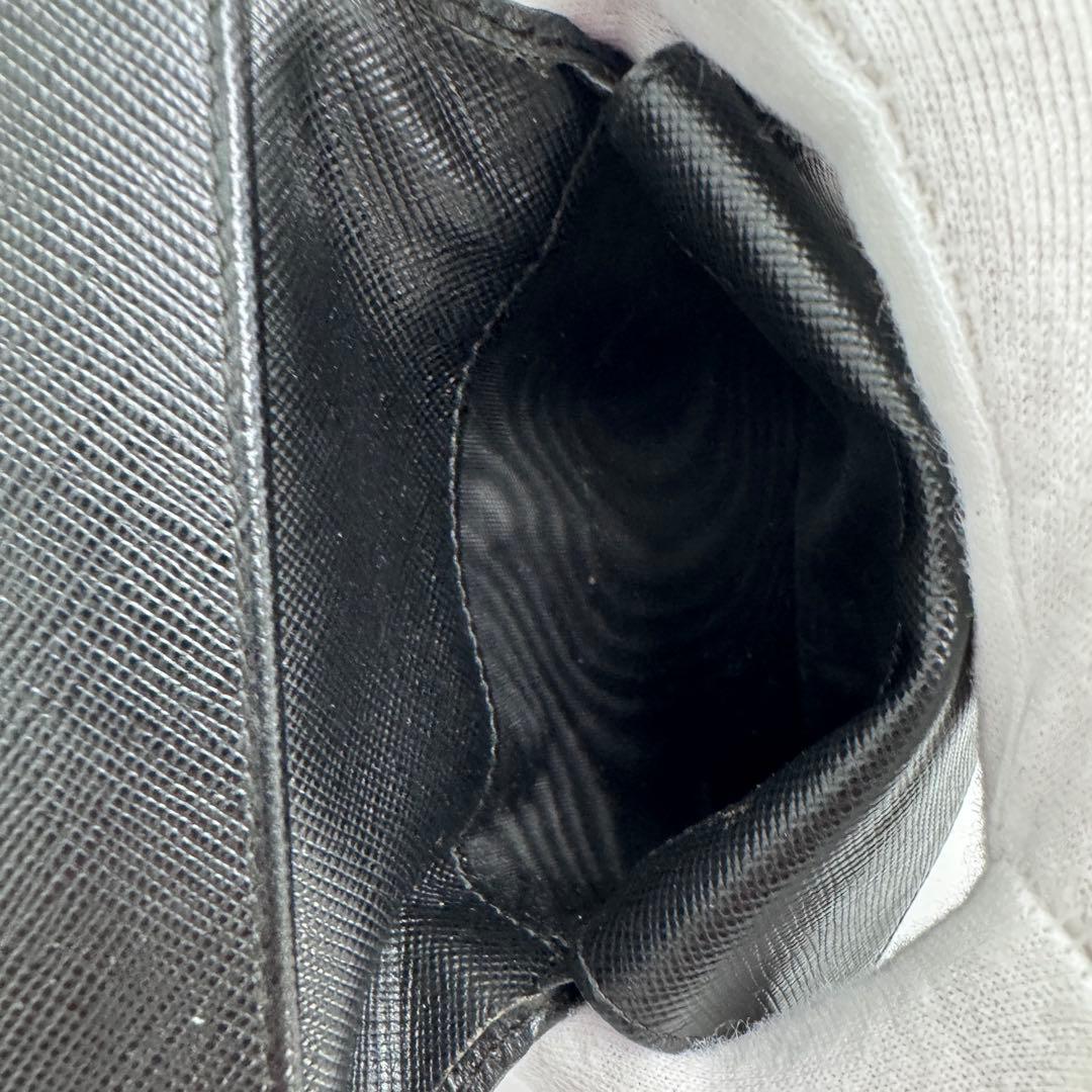 PRADA プラダ サフィアーノ 三つ折り財布 M176A トライアングルロゴ