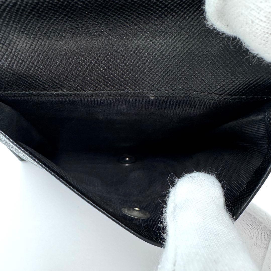 PRADA プラダ サフィアーノ 三つ折り財布 M176A トライアングルロゴ