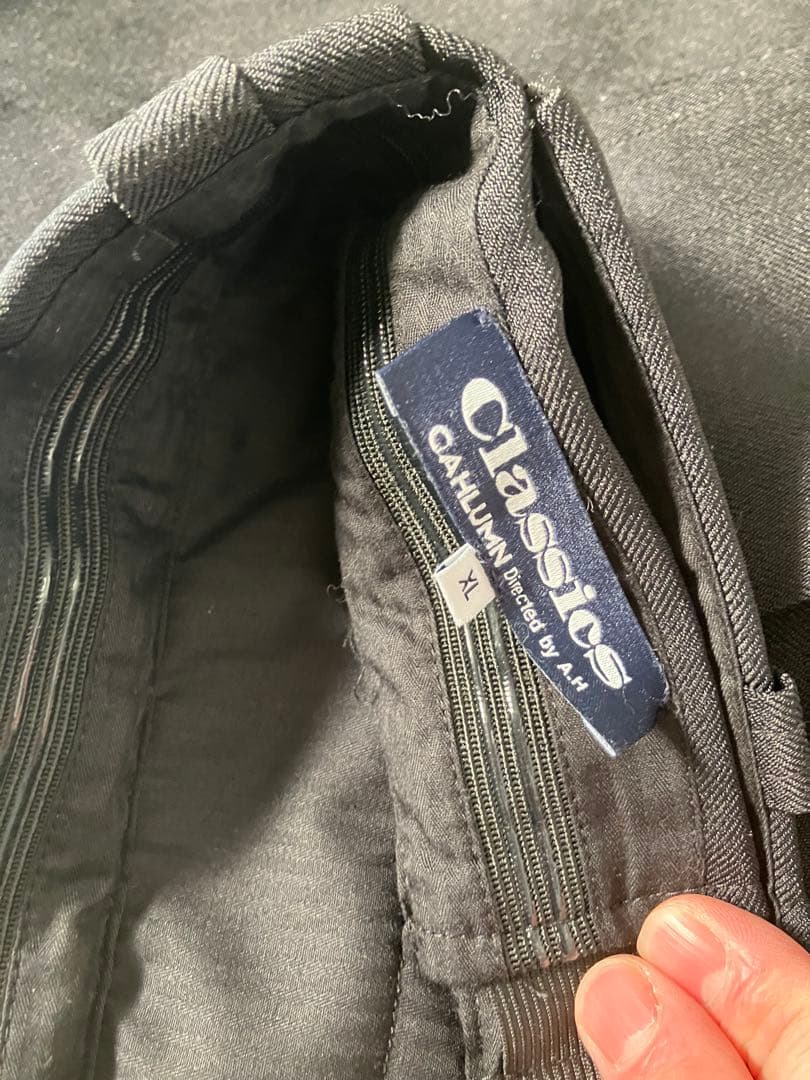 極美品　CAHLUMN Polyester 1Tuck Slacks Pant