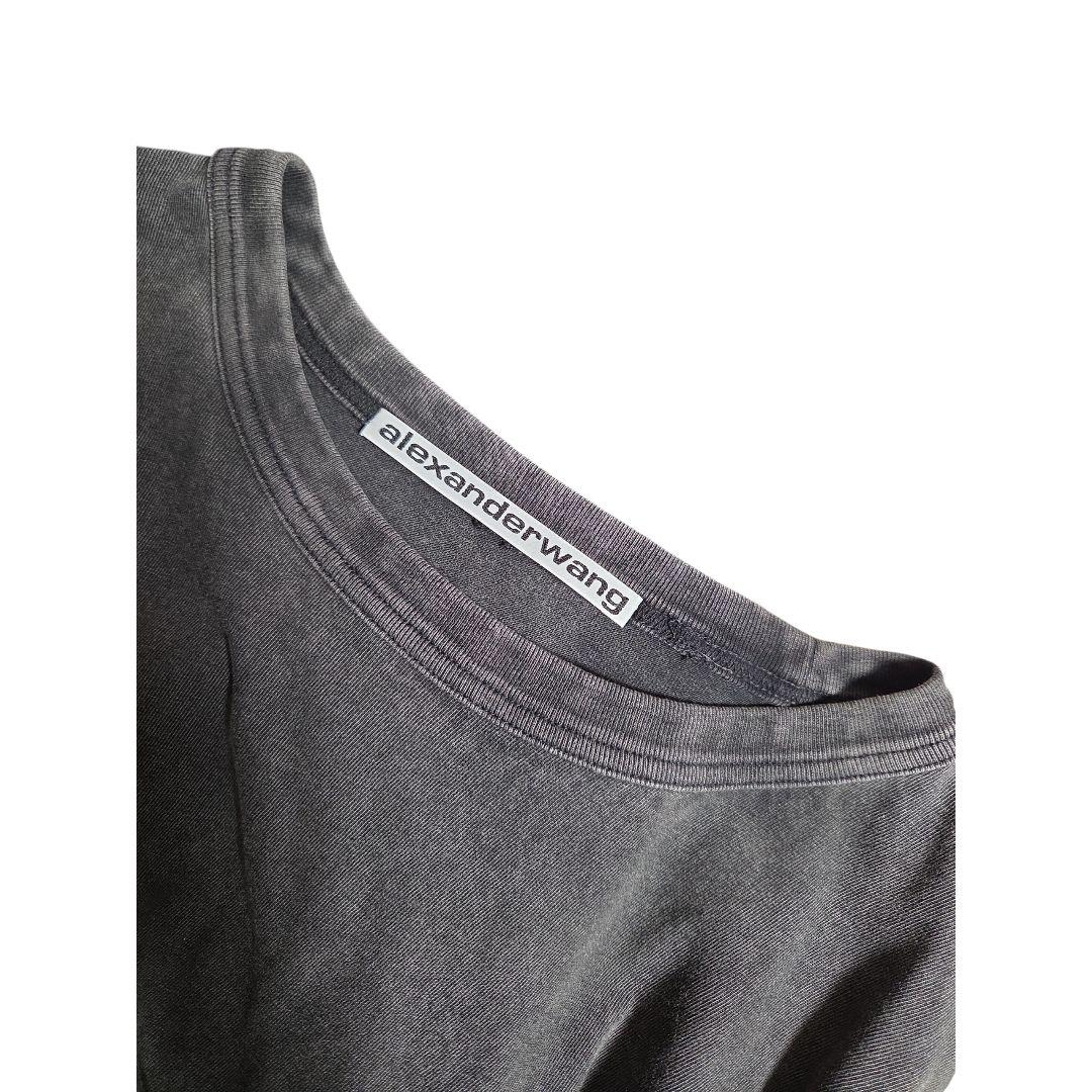 アレキサンダーワン アシッドウォッシュ ロンT サイズL