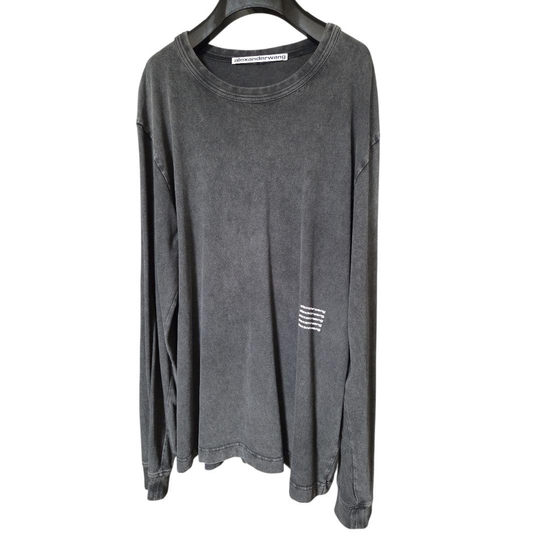 アレキサンダーワン アシッドウォッシュ ロンT サイズL